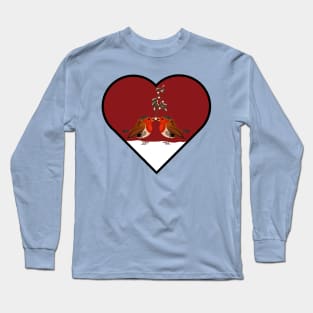 Winter Love Birds Long Sleeve T-Shirt